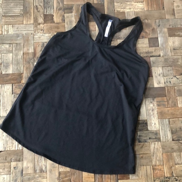 Fabletics Black Racerback Tank Mesh Detail. Size Small - Picture 1 of 8
